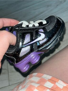 Nike Black & Purple Shox Mini Runner